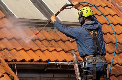Démoussage et hydrofuge de toiture à Villespy